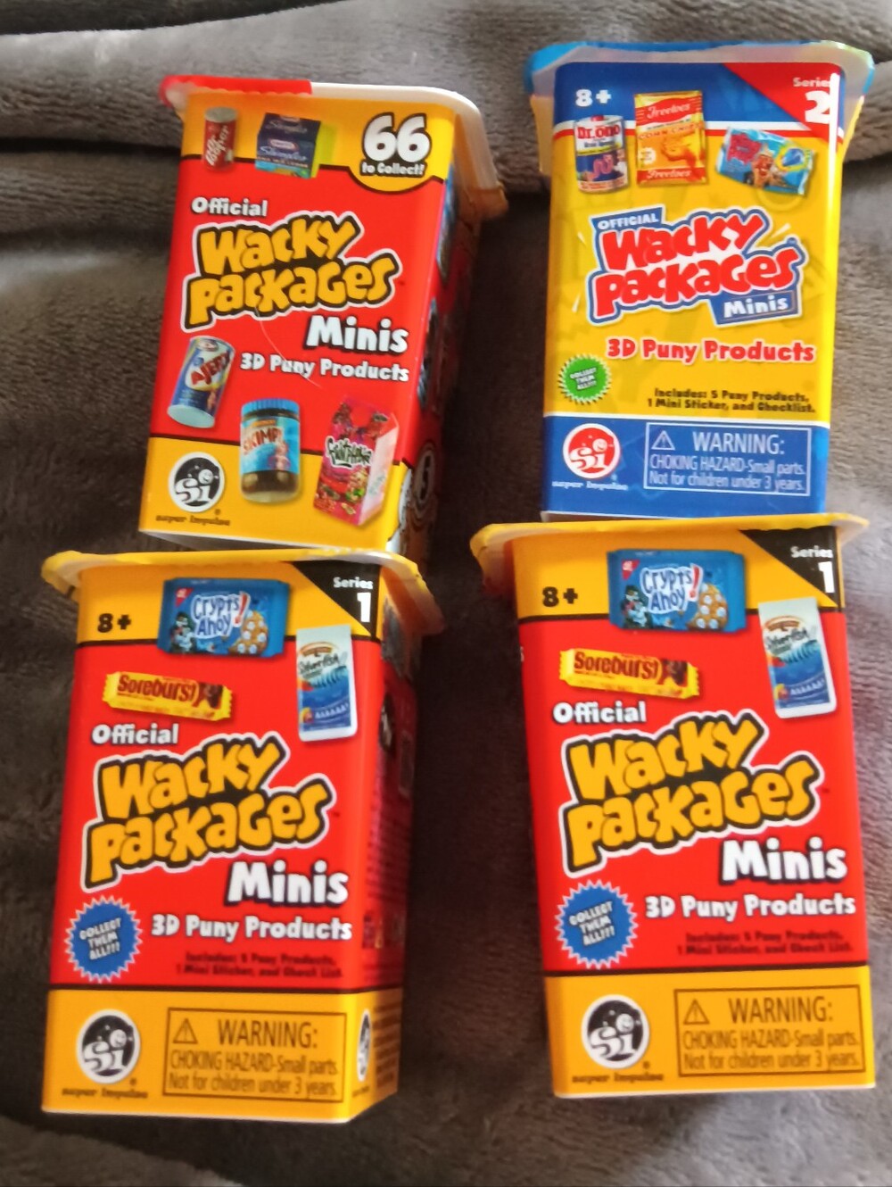 Topps Wacky Packages Minis Pack - Red, Yellow & Blue